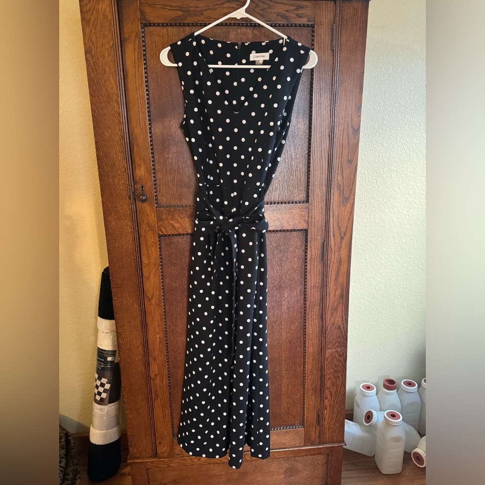 Calvin Klein polka dot jumpsuit